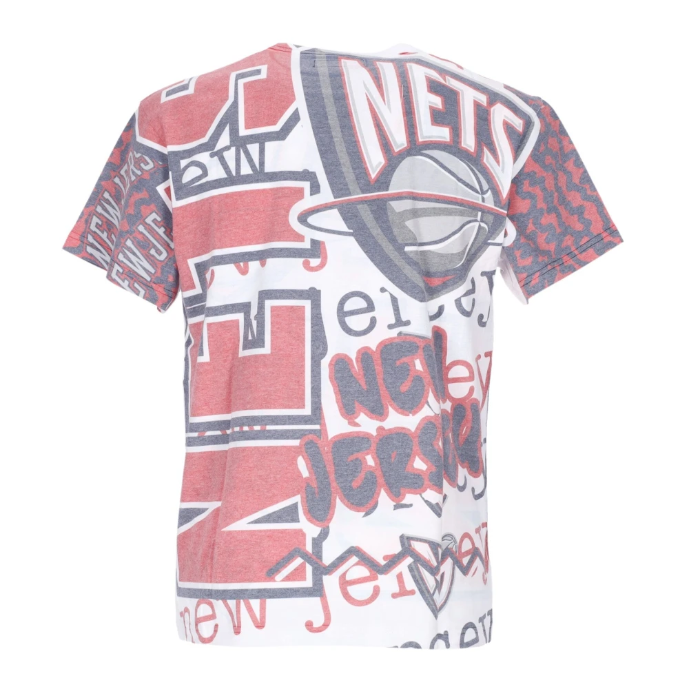 Mitchell & Ness NBA Jumbotron 2.0 Tee Hardwood Classics Multicolor Heren
