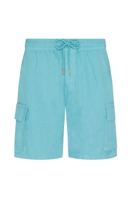 Baie Linen Bermuda Shorts