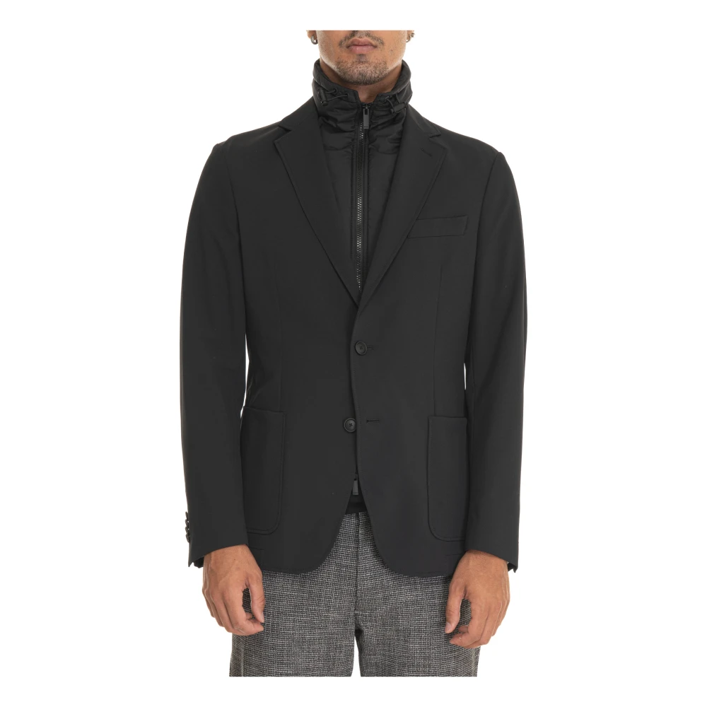 Boss Tijdloze Blazer voor een Stijlvolle Look Black Heren