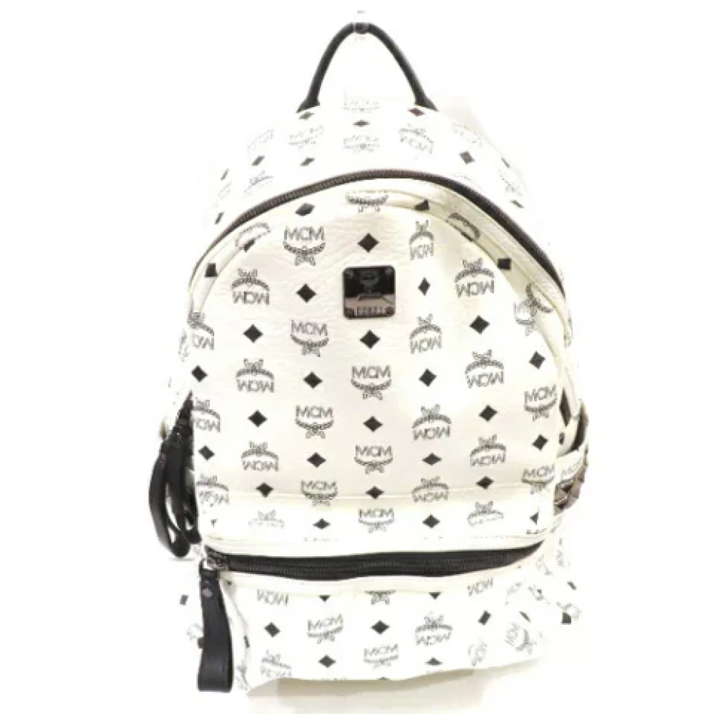 MCM Pre-owned Canvas backpacks White Dames