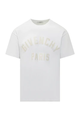 Bomulls T-shirt med Grosgrain Patch