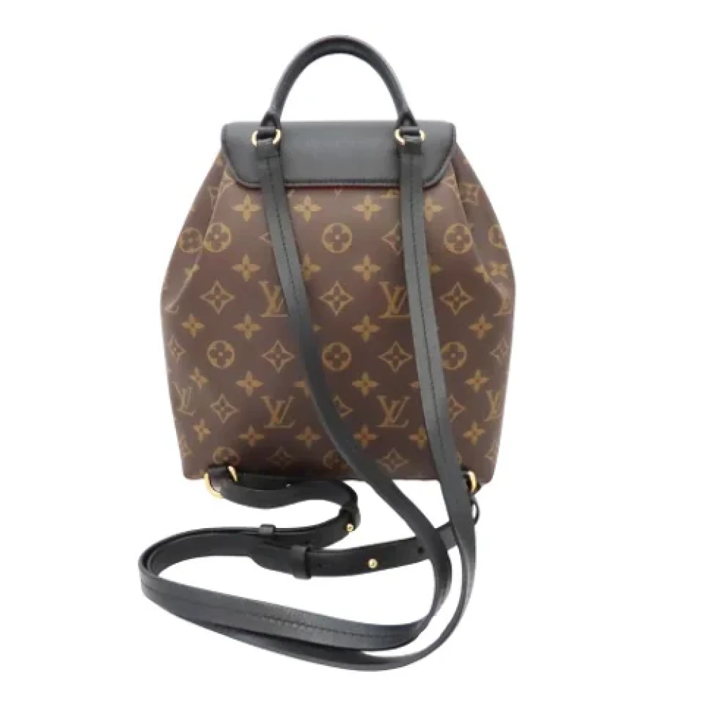 Louis Vuitton Vintage Pre-owned Canvas backpacks Brown Dames