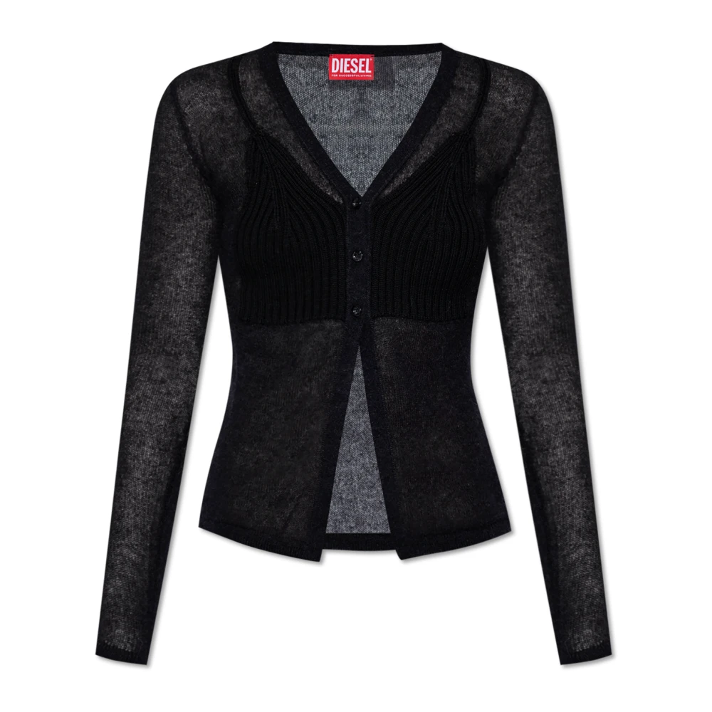 Diesel Cardigan `M-Arina` Black Dames