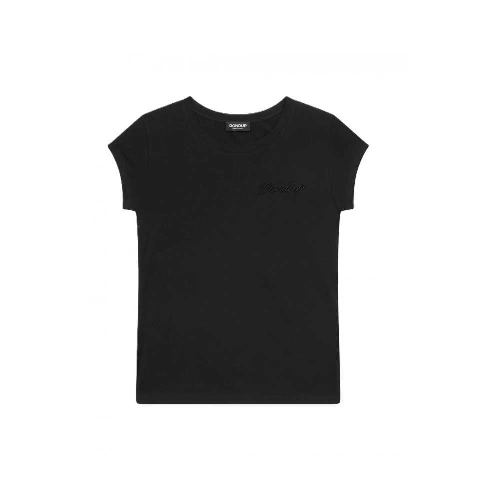 Dondup Katoenen T-shirt Black Dames
