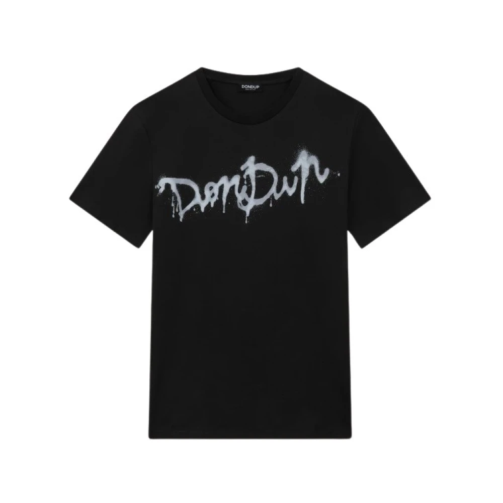 Dondup T-Shirts Black Heren