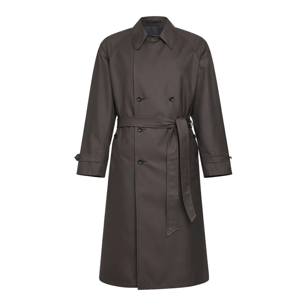Giorgio Armani Men's Brown Trench Coat