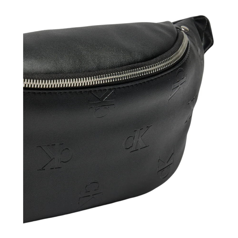 Calvin Klein Zwarte Rits Tas Herfst Winter Stijl Black Heren