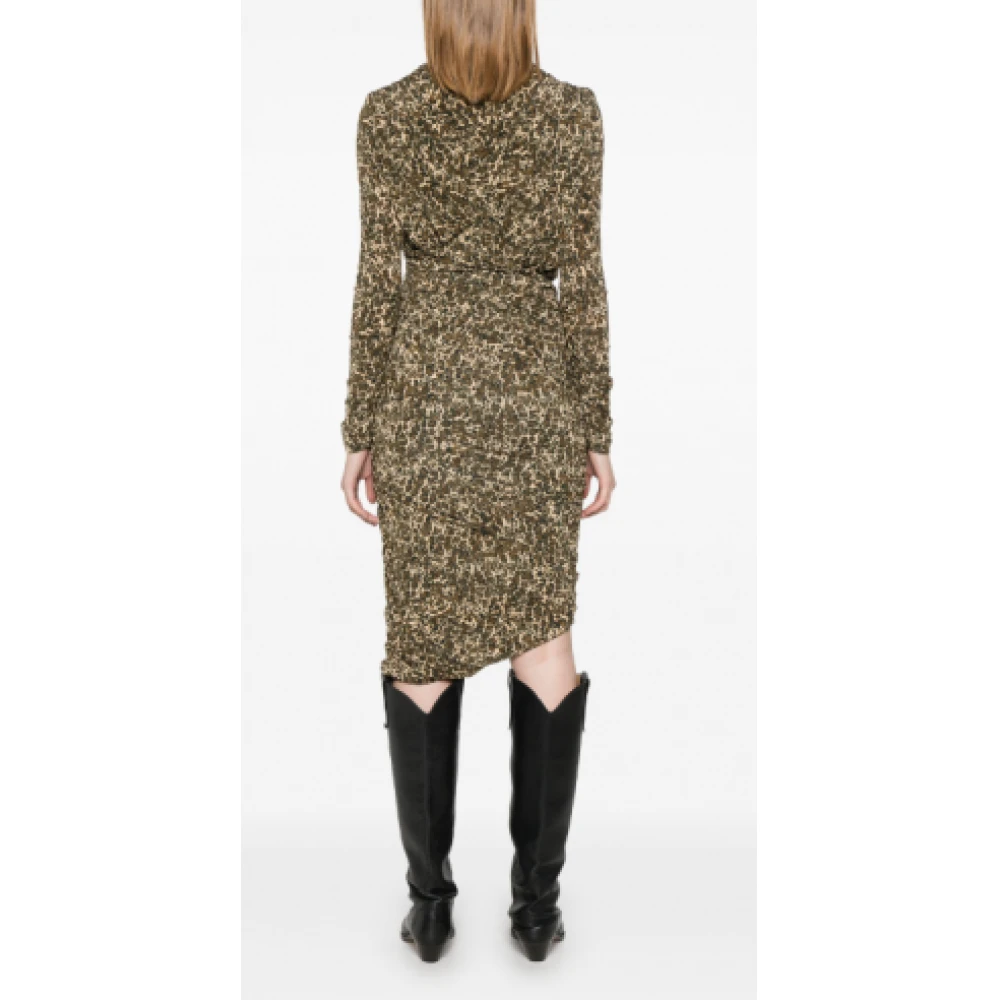 Isabel marant Luipaard Panter Luxe Jurk Multicolor Dames