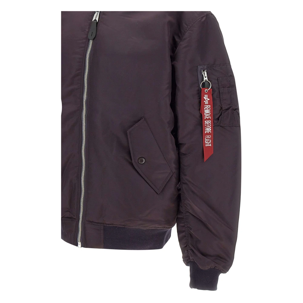 alpha industries Omkeerbare Bomberjack Aubergine Paars Purple Heren
