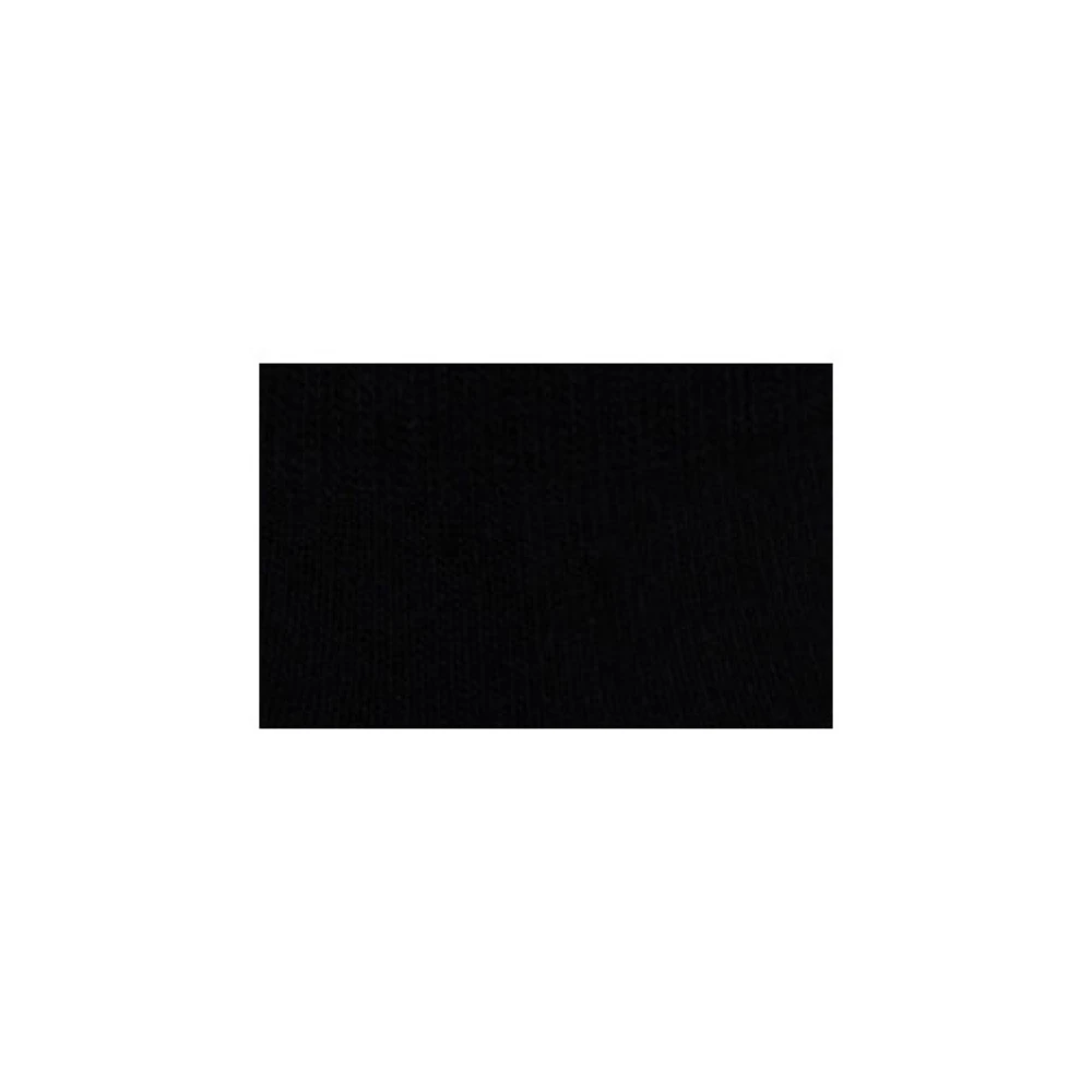 Gallo Unisex korte zwarte katoenen badstof sokken met strepen en schrijven Multicolor Unisex