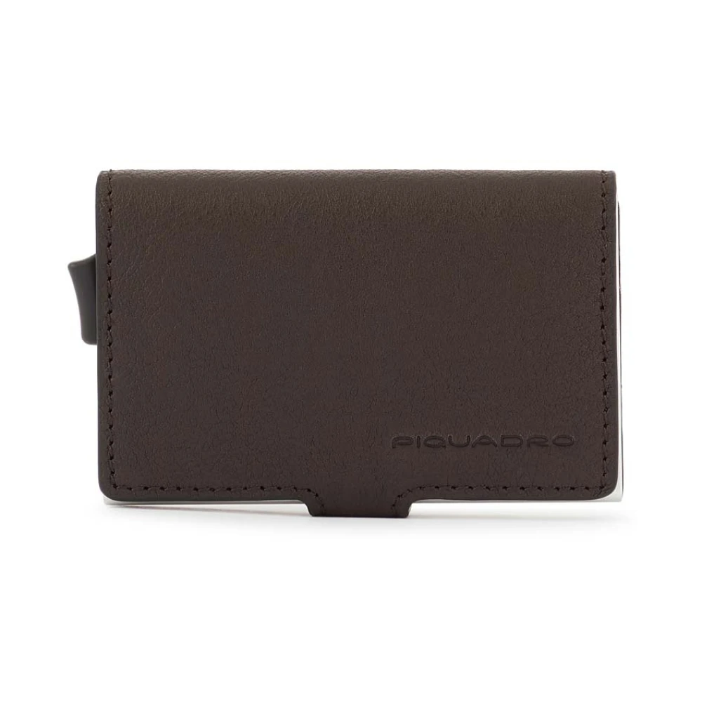 Piquadro Homme Marron Accessoires, Brun, Taille: One Size Porte-Cartes De Crédit En Métal