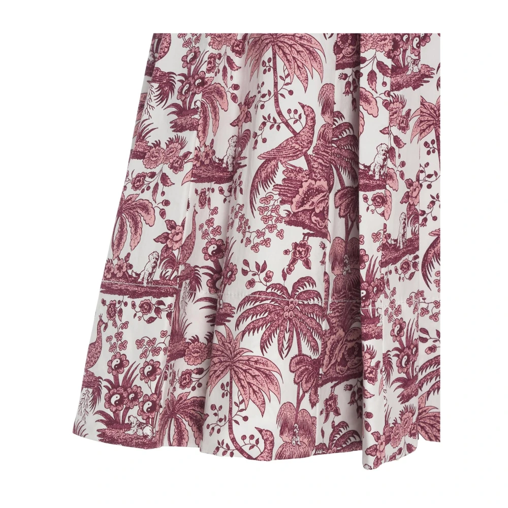 Staud Bloemen Mini Jurk voor Vrouwen Multicolor Dames