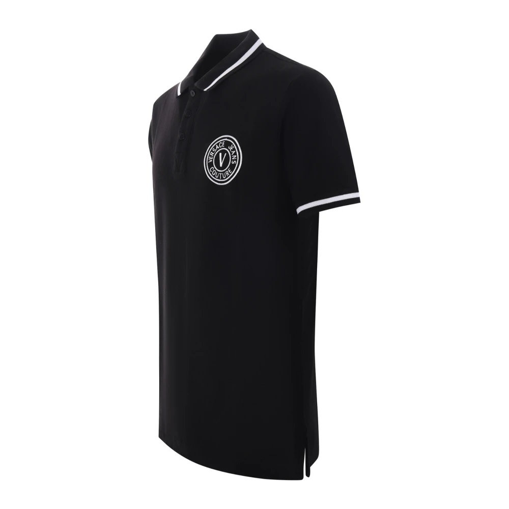 Versace Jeans Couture Stijlvolle T-shirts en Polos Black Heren