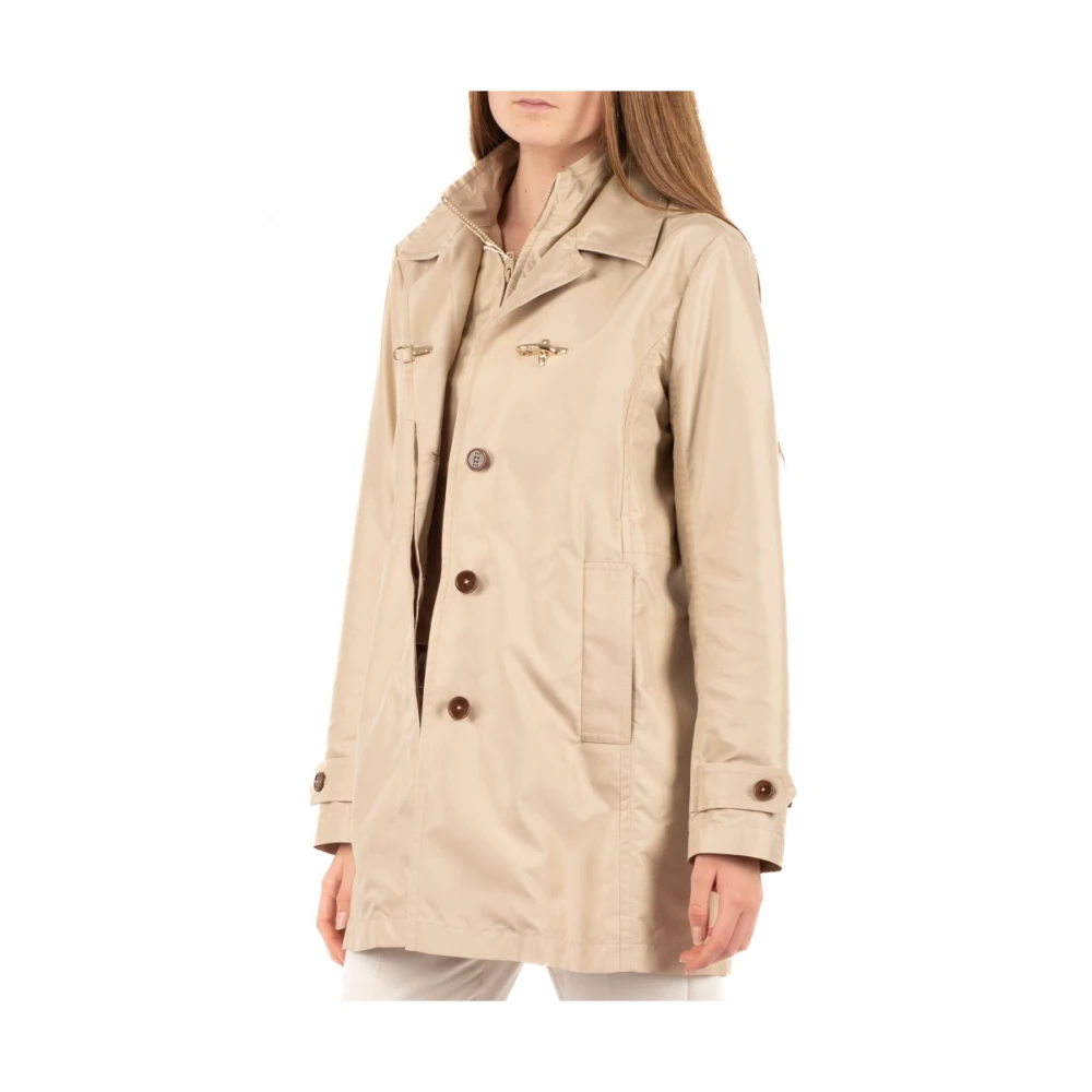 Fay Stijlvolle Blouson Jas Beige Dames