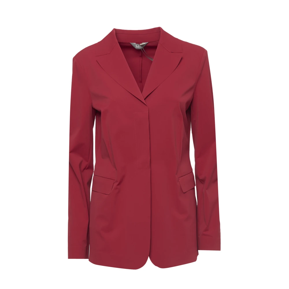 Max Mara Red Blazer Monopetto Mmlpalo - Female - Blazers - Xl - Jackets