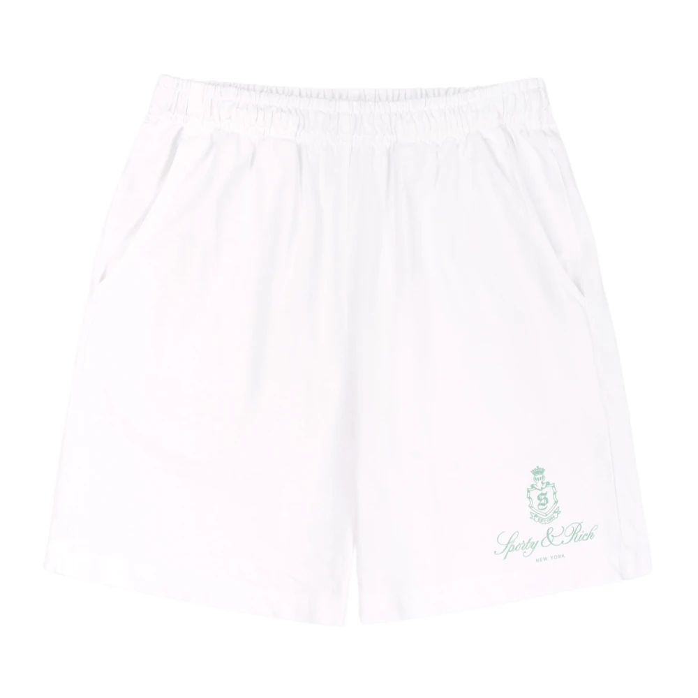 Sporty & Rich Short Shorts White Dames