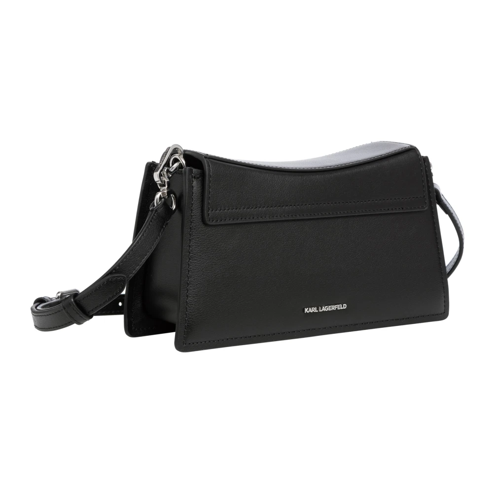 Karl Lagerfeld Chique Hobo Tas met Verstelbare Band Black Dames
