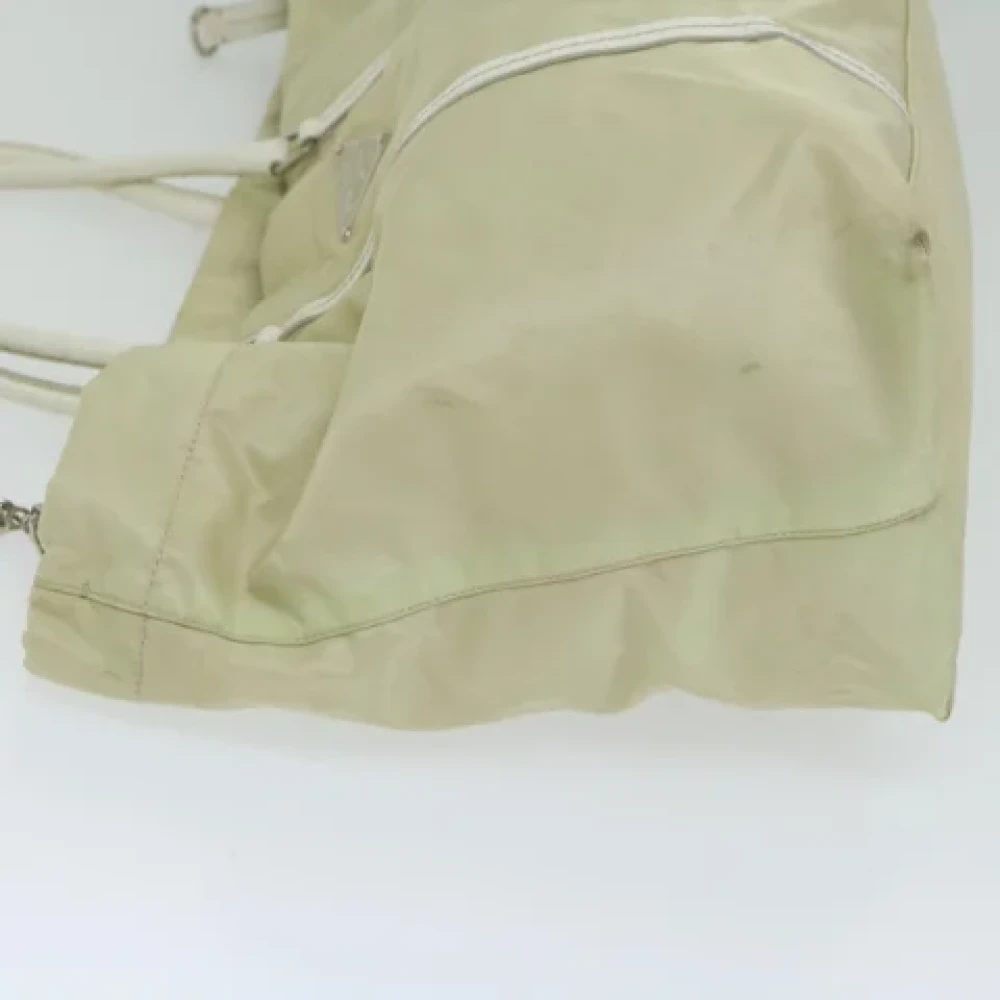 Prada Vintage Pre-owned Nylon totes White Dames