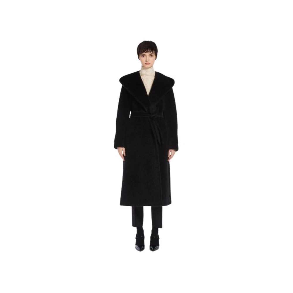 Max Mara Stijlvolle Jas Array Groot Black Dames