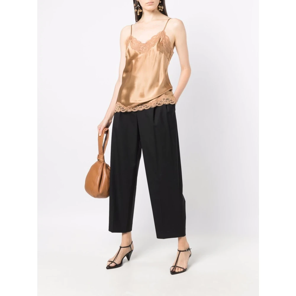 Gold Hawk Bruine Bloemen Camie Top Brown Dames