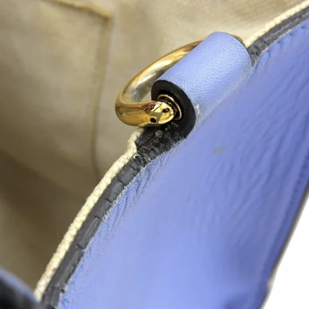 Gucci Vintage Pre-owned Fabric gucci-bags Blue Dames