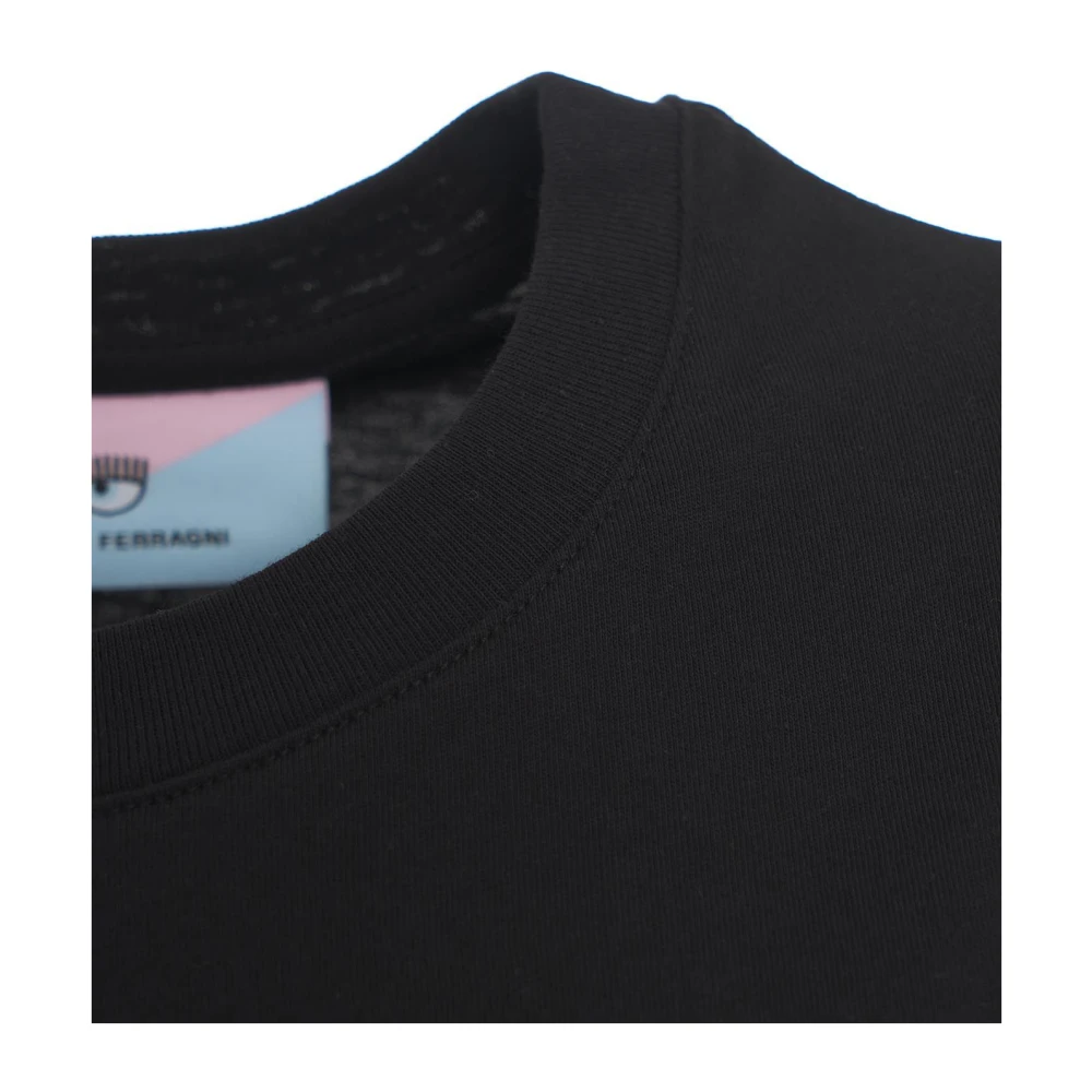 Chiara Ferragni Collection Zwarte T-shirts Polos voor Dames Black Dames