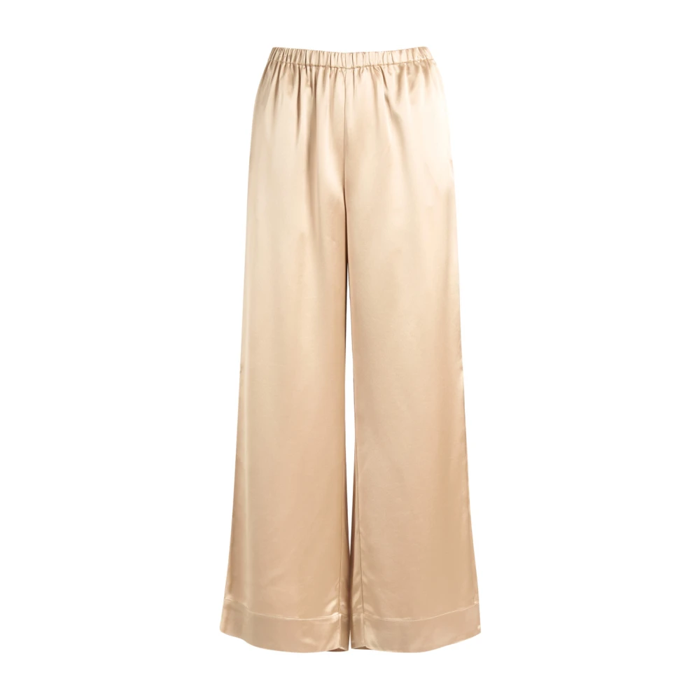 By Malene Birger Women's Beige Wide Trousers, M, Cabello Wide Trousers