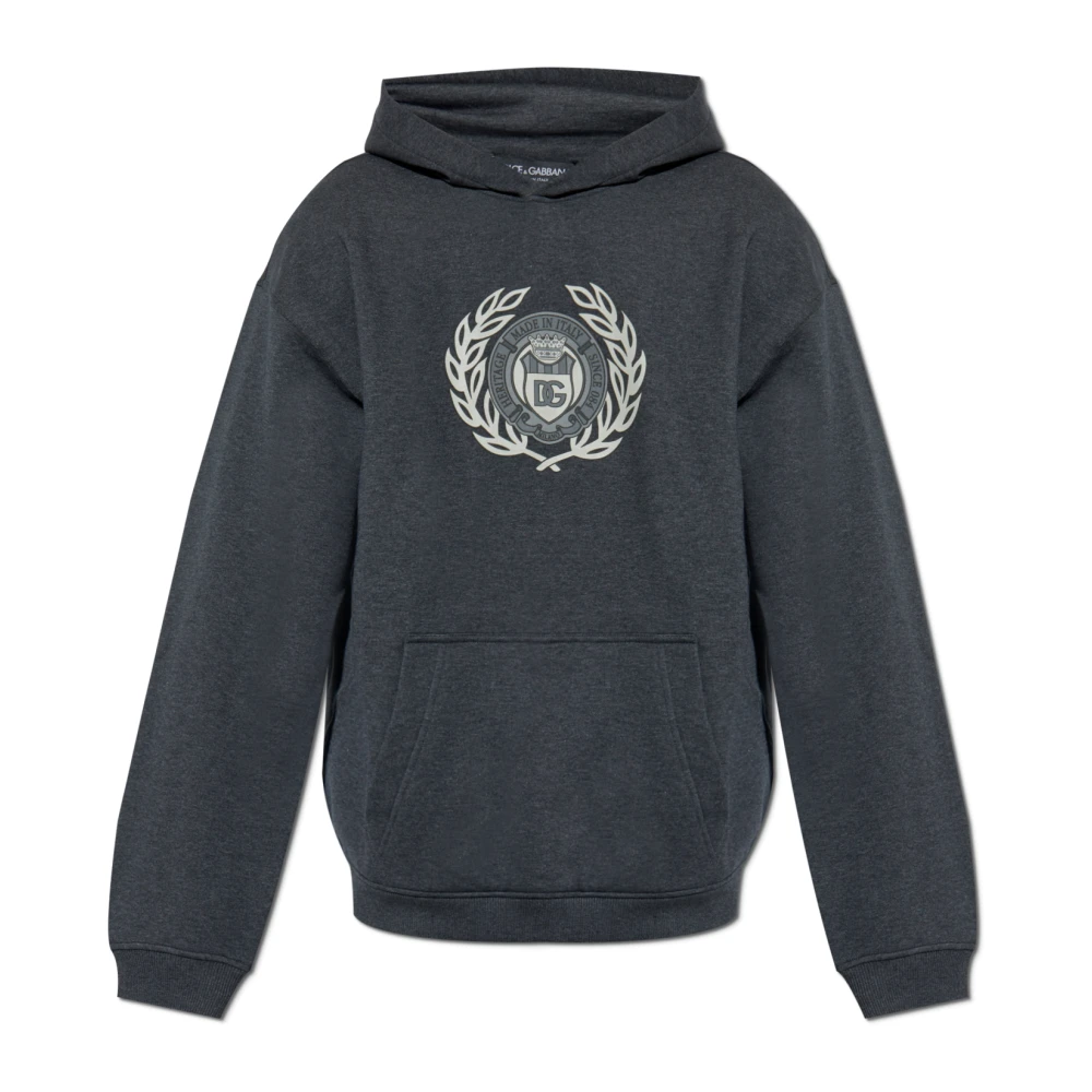 Dolce & Gabbana Homme Gris - Sweat À Capuche - Sweatshirts Et Sweats À Capuche - Taille: M