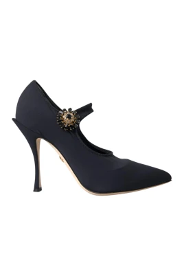 Kristall Mary Jane Pumps med Smyckningar