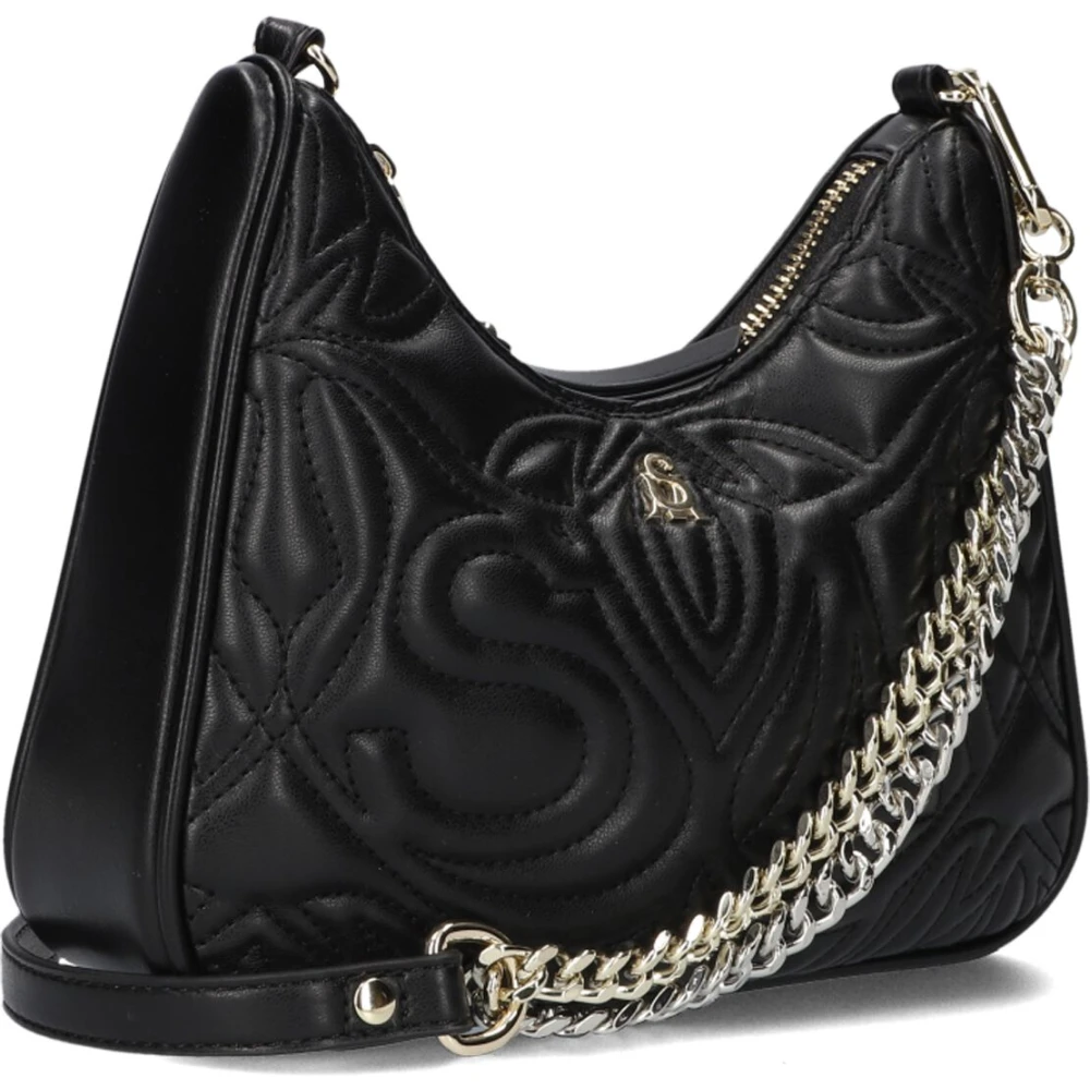 Steve Madden Chique Zwarte Schoudertas Blimited Black Dames