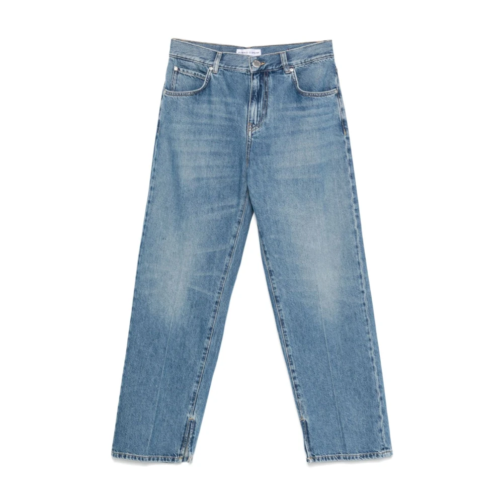 Pinko Women's Blue Indigo Jeans Classic Five Pockets