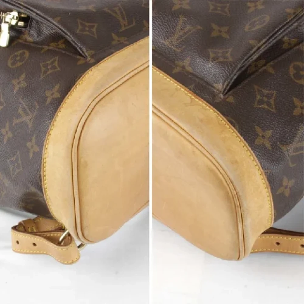 Louis Vuitton Vintage Pre-owned Canvas backpacks Brown Dames