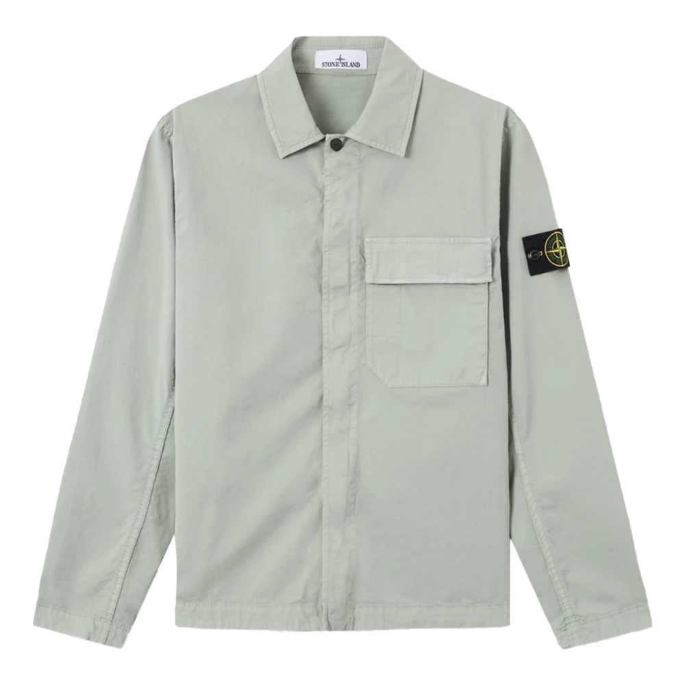 Stone Island Green Soft Shell-R Jacket - Male - Light Jackets - L - Jackets