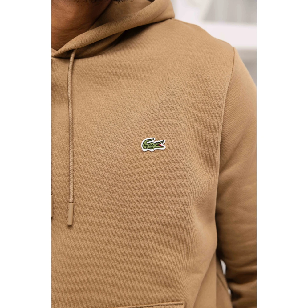 Lacoste Hoodie Trainingsset Brown Heren