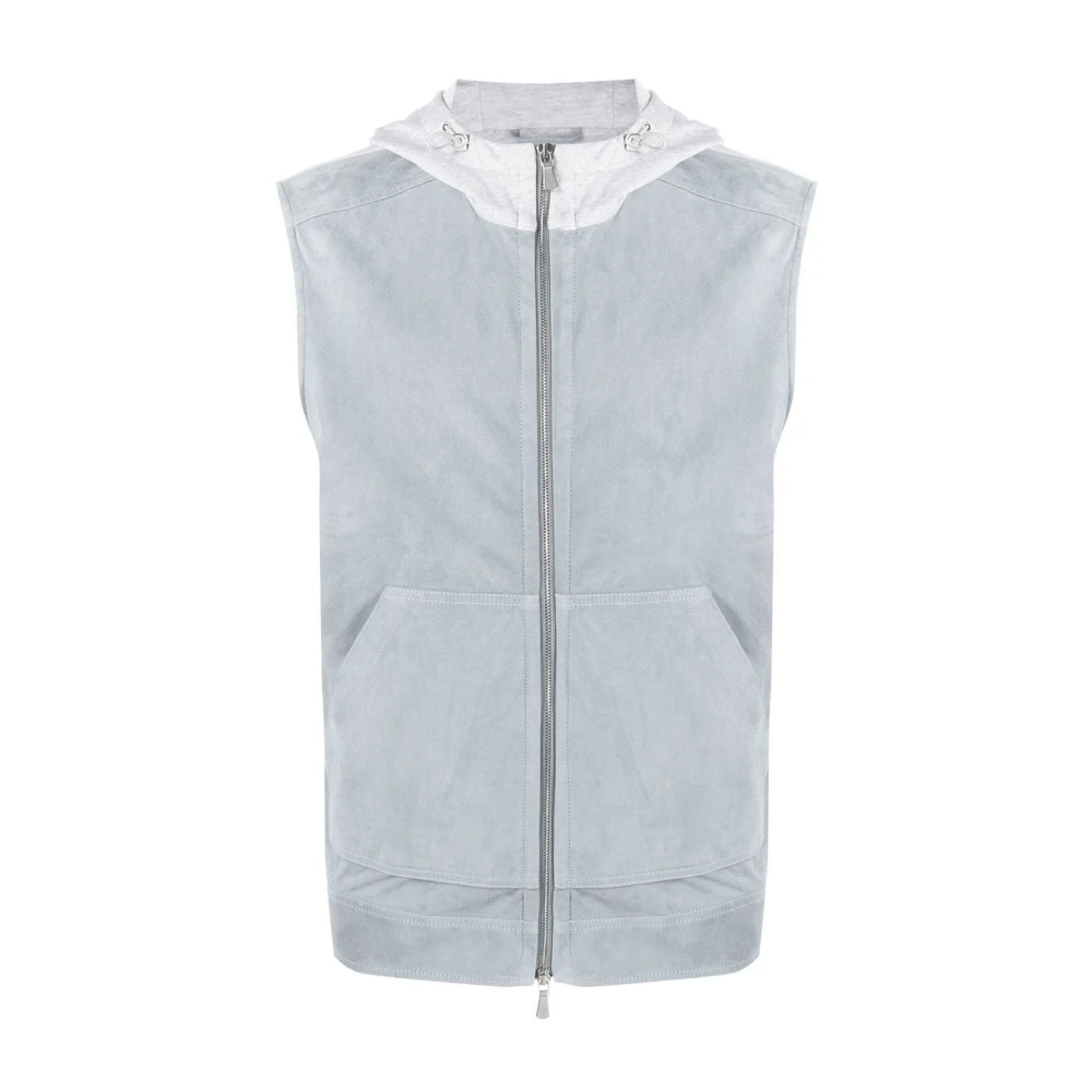 Eleventy - Jackets > Vests - Blue - Eleventy - Modalova