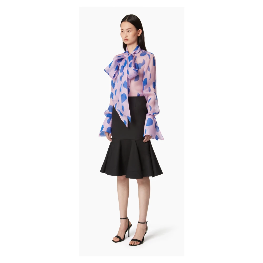 Nina Ricci Peplum Midi Black Dames