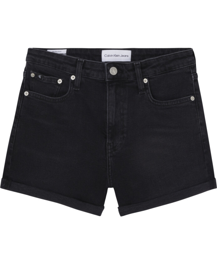 black-denim-shorts