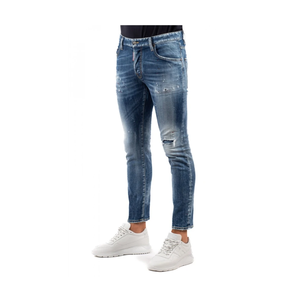 Dsquared2 Heren Jeans Blue Heren