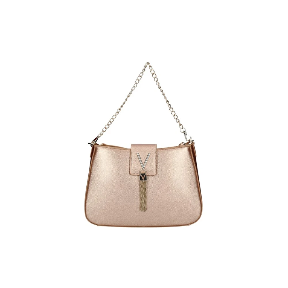 Valentino by Mario Valentino Rose Gold Divina Schoudertas Beige Dames