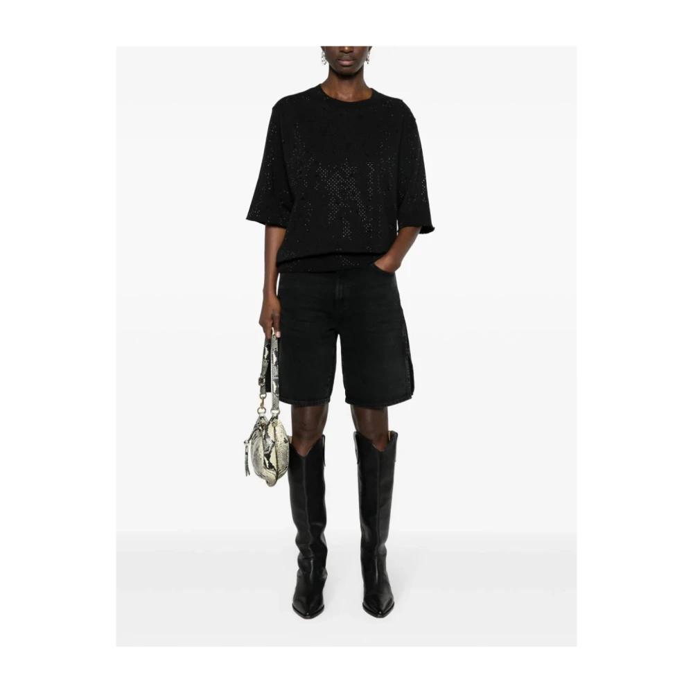 Zadig & Voltaire Round-neck Knitwear Black Dames