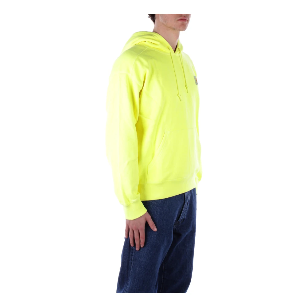 Carhartt WIP Iconische Logo Hoodie Sweater Yellow Heren