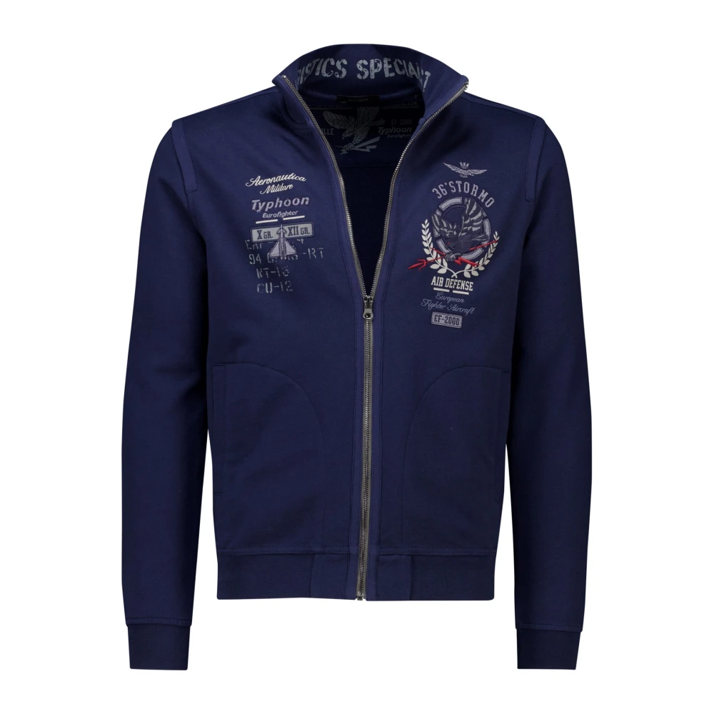 Aeronautica militare Donkerblauw Vest Blue Heren