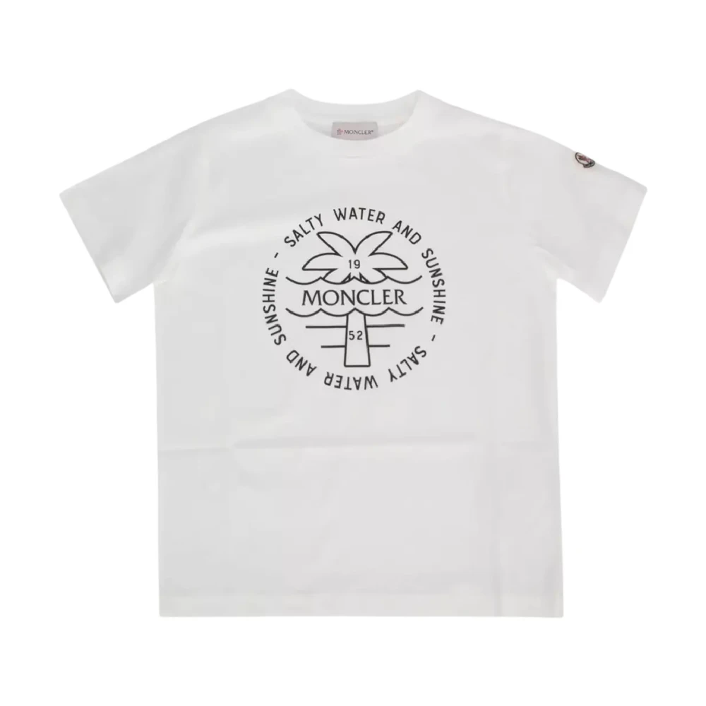 Moncler Grafisk Bomull Barn T-shirt Vit White, Unisex