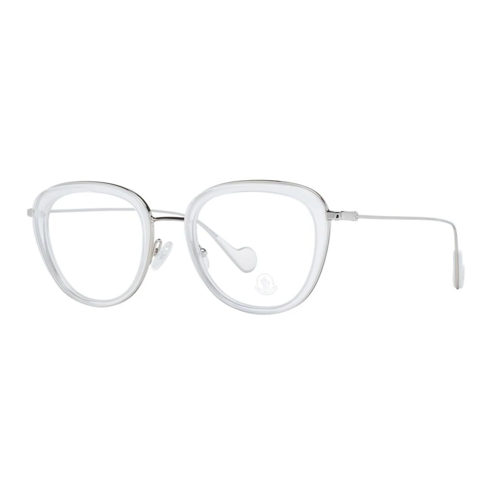 Moncler Witte Butterfly Optische Frames met Demo Lenzen White Dames