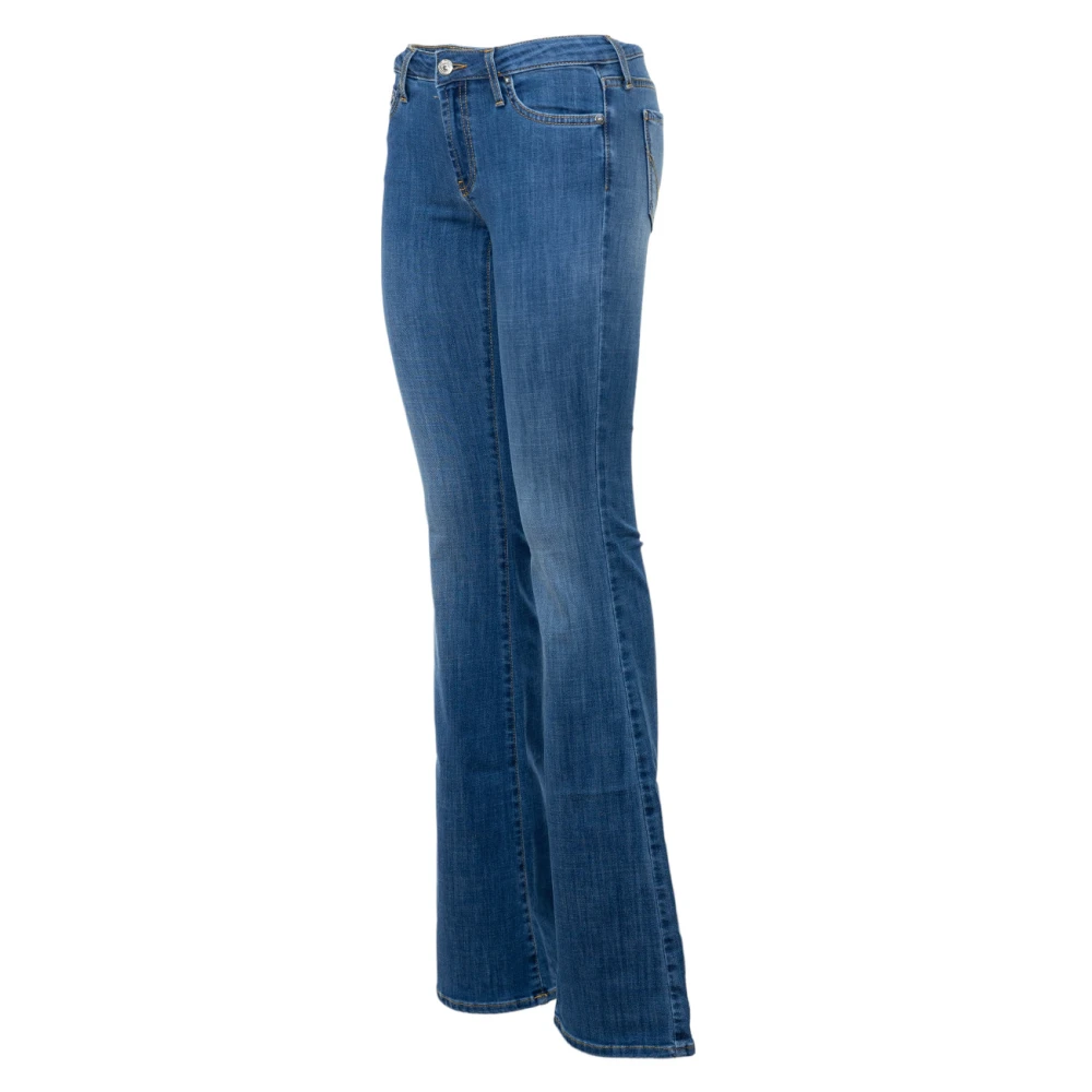 Roy Roger's Italiaanse Flare Fit Denim Jeans Blue Dames