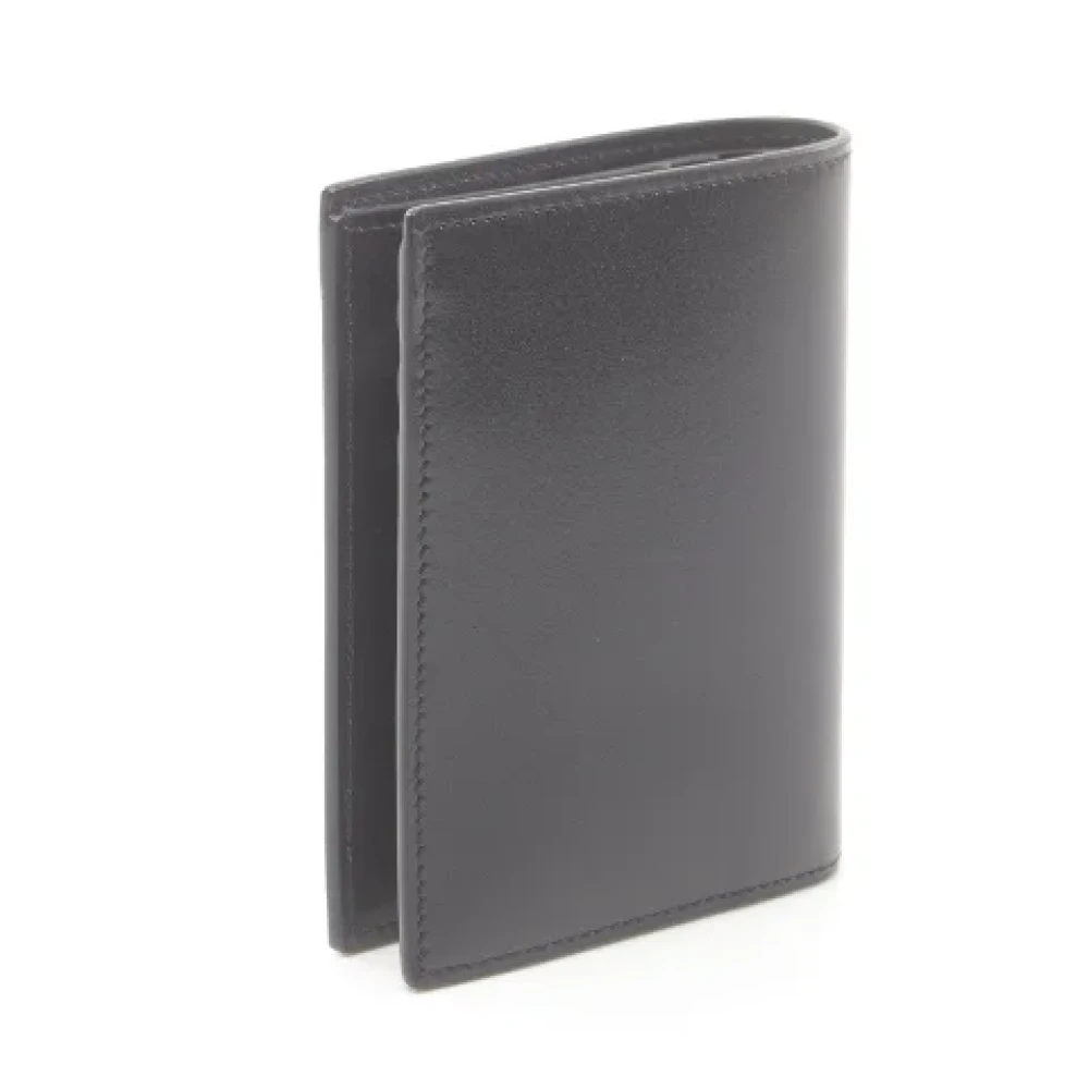 Yves Saint Laurent Vintage Pre-owned Leather wallets Black Heren