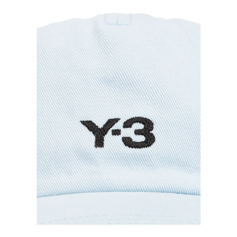 Y-3 Baseballpet met logo Blue Heren
