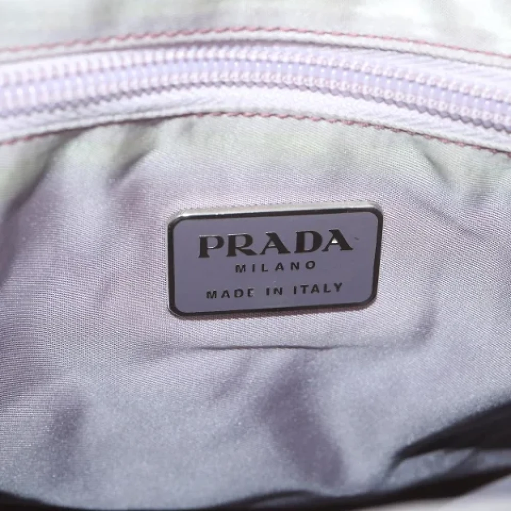 Prada Vintage Pre-owned Fabric prada-bags Purple Dames