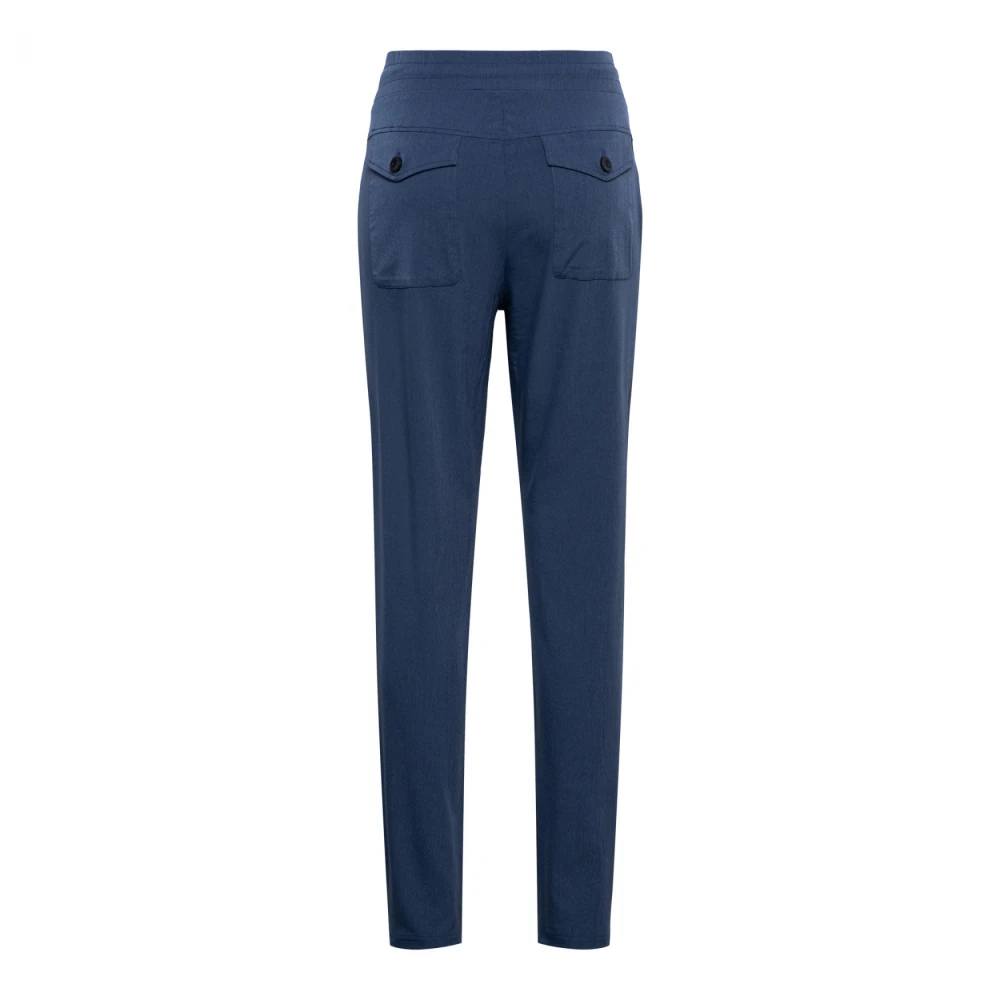 &Co Woman Slim Fit Broek Blue Dames