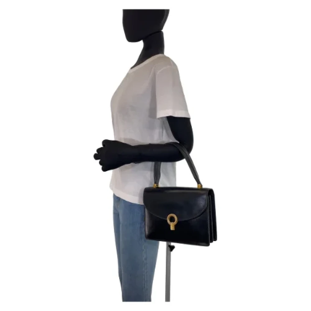 Gucci Vintage Pre-owned Leather handbags Black Dames